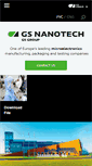 Mobile Screenshot of gsnanotech.com